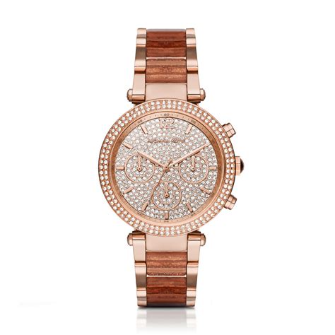 michael kors parker pave rose gold|Oversized Parker Pavé Rose Gold.